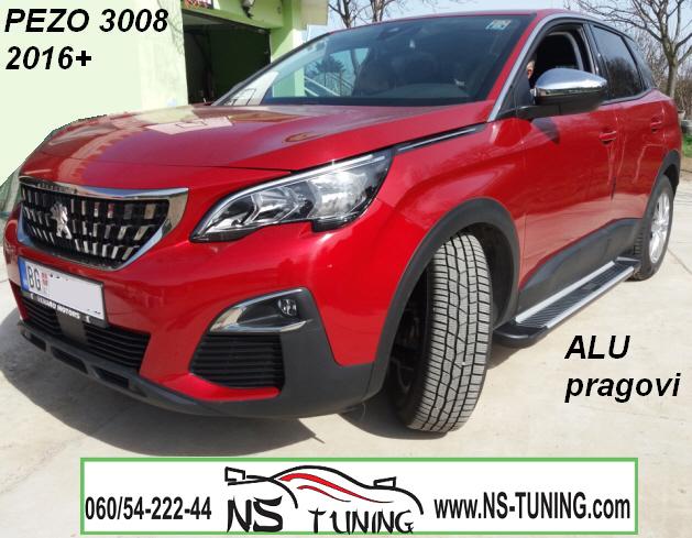 peugeot 3008 2016 bocni pragovi alu ugradnja novi sad